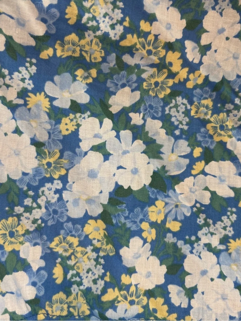 Janie and Jack Natalie Floral Smocked Bubble Sleeve Dress Lapis Floral Size 10